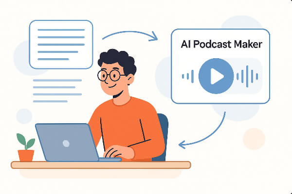 ai podcast maker cover image