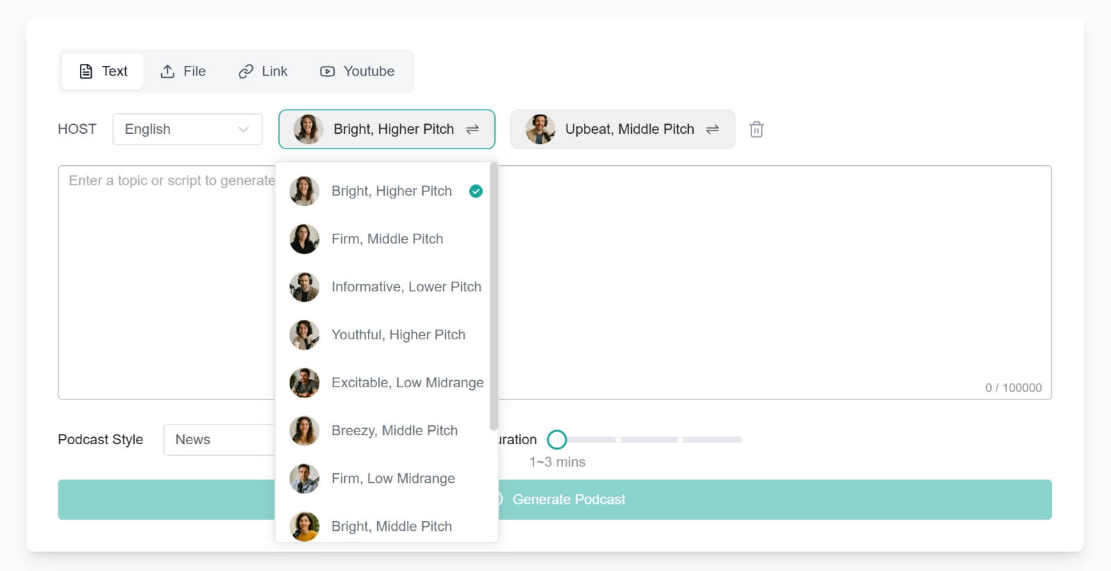 choose host-in aipodify