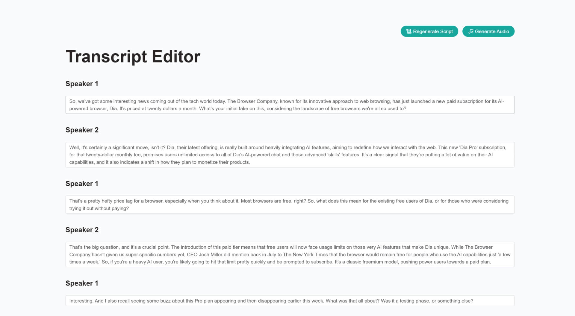 editable script