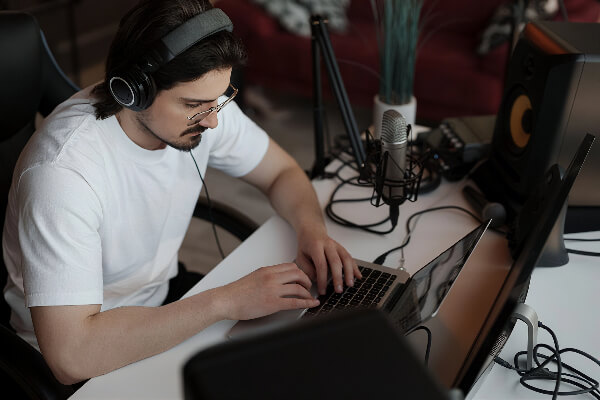 editing podcast