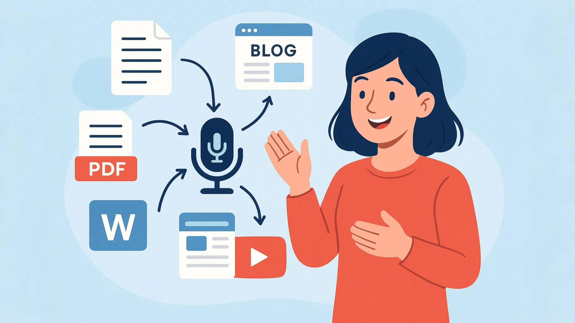 Opzioni di input del contenuto flessibile