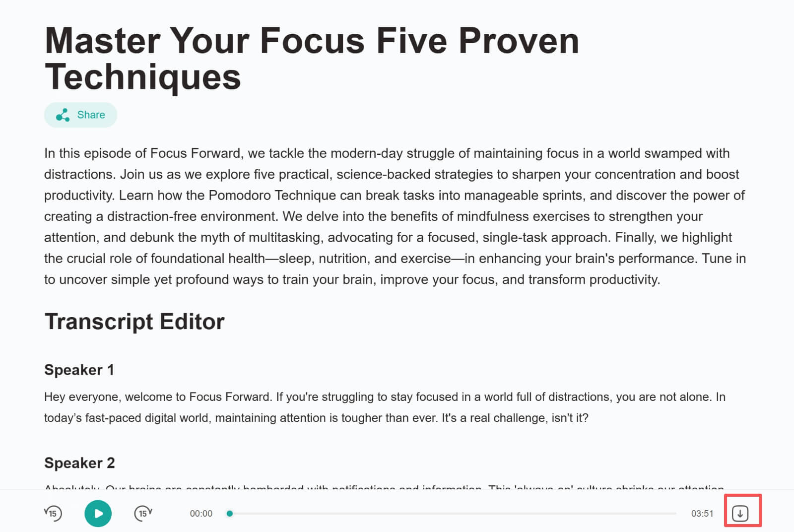 generate podcast audio in aipodify
