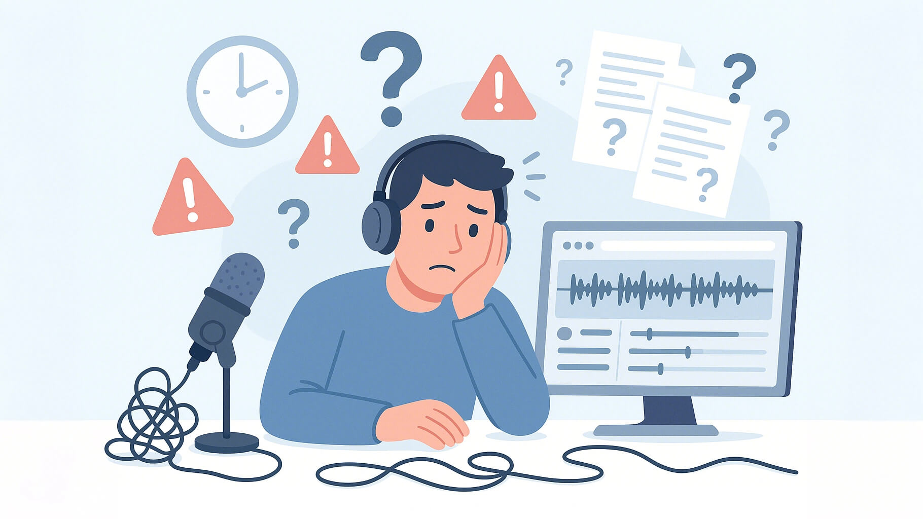have trouble in create podcast