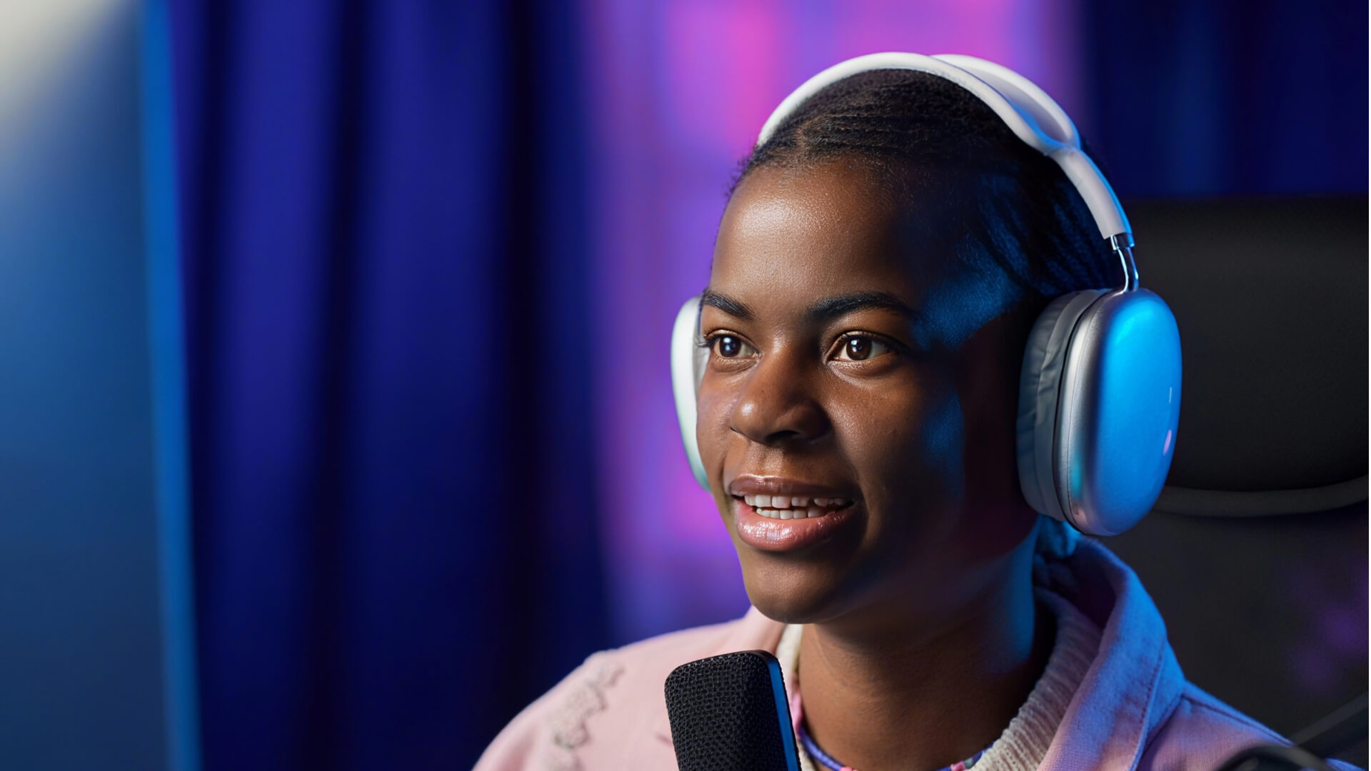 podcast headphone
