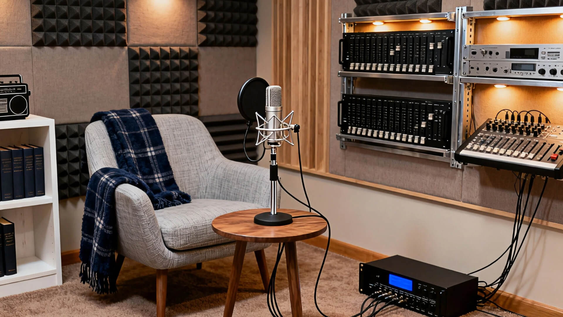 podcast room set