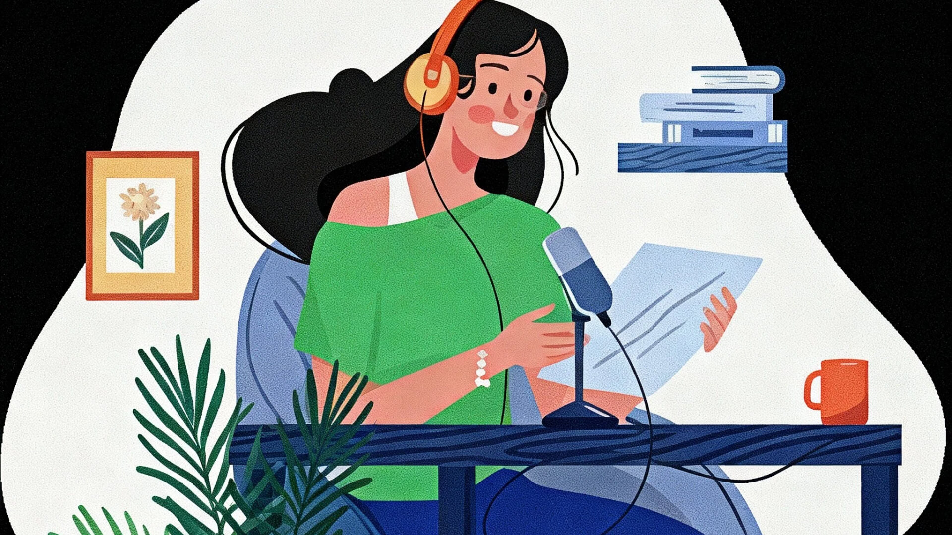 speaking with script